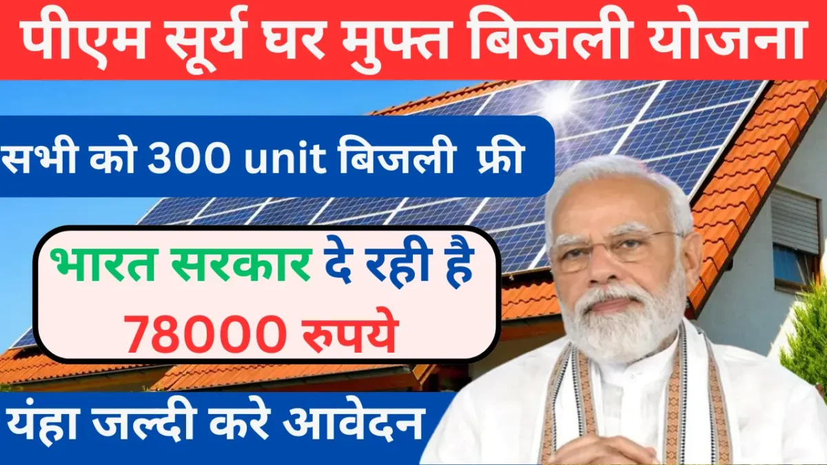 PM Surya Ghar Muft Bijli Yojana 2024 